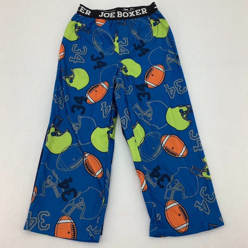 Joe Boxer | Boy's Pyjama Pants | 2 Pack | Football | Blue | XSmall